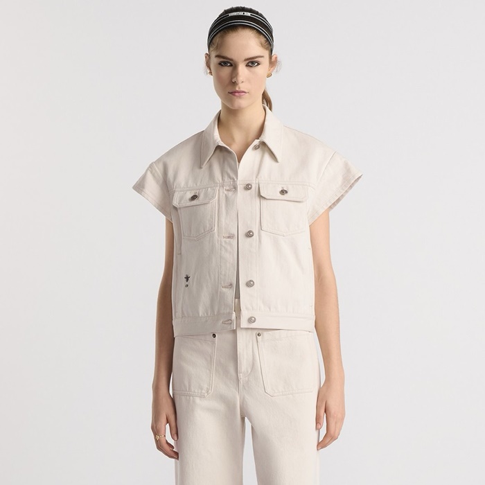 ディオールレディースキャップスリーブジャケットc6022