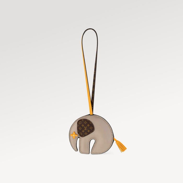 ルイヴィトンユニセックスエレファントバッグチャームM02325c4525