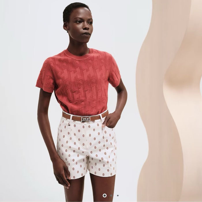 エルメスレディースクルーネックセーターc6041