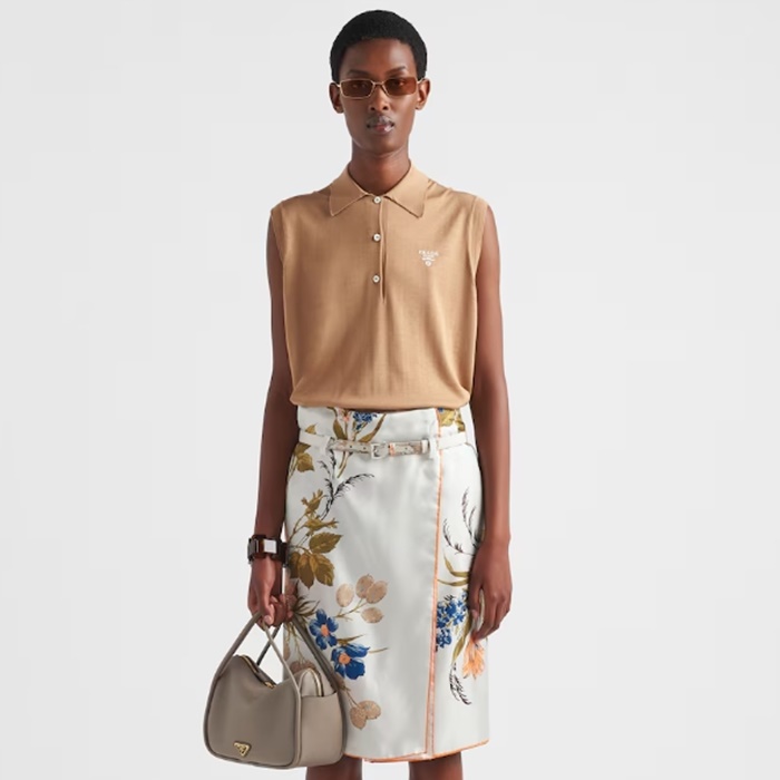 プラダレディースダーリンレザーハンドバッグ1A451b5340