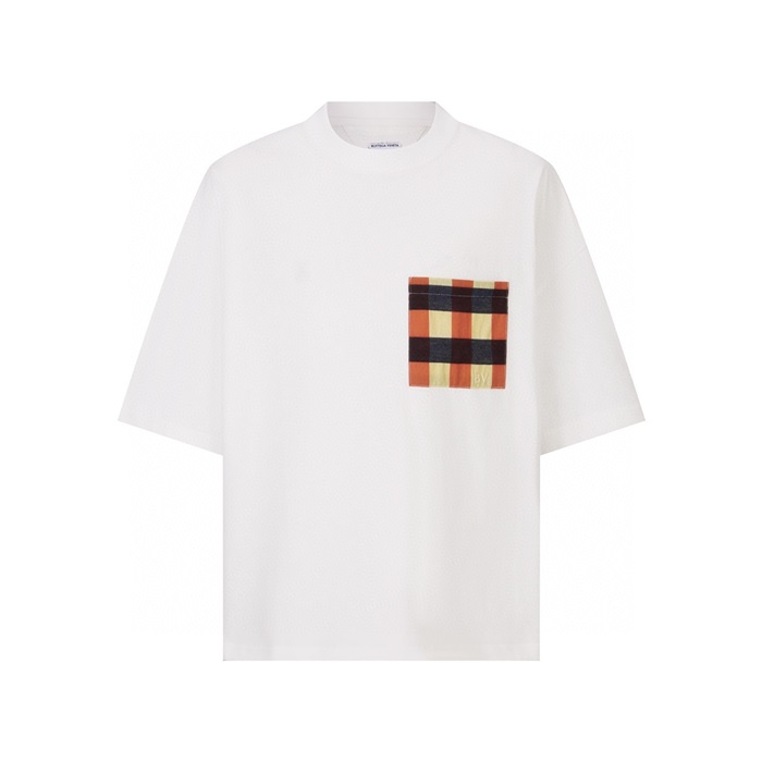 ボッテガヴェネタメンズラウンド半袖Tシャツc6046