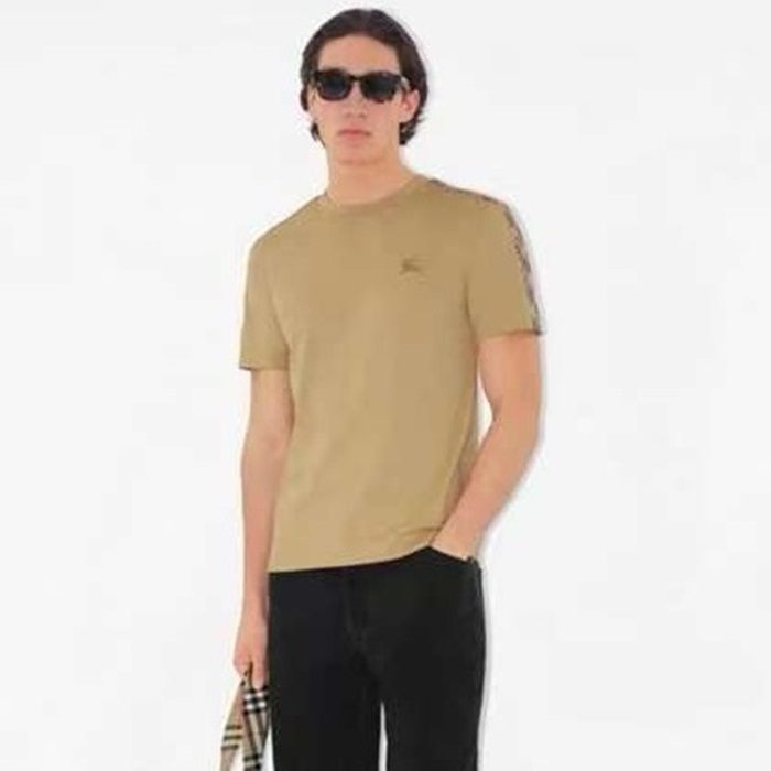 バーバリーメンズラウンド半袖Tシャツc6089