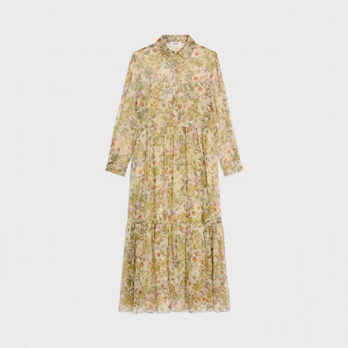 セリーヌレディースフラワーワンピース-c6127