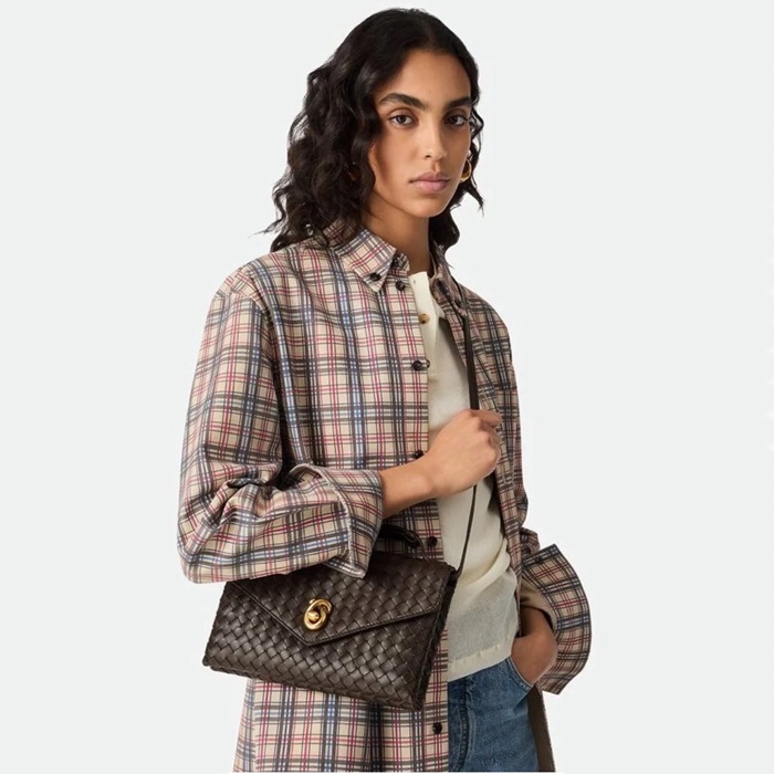 ボッテガヴェネタレディースノットロックトップハンドバッグb5352