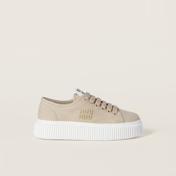 ミュウミュウレディースデニムスニーカーs5642