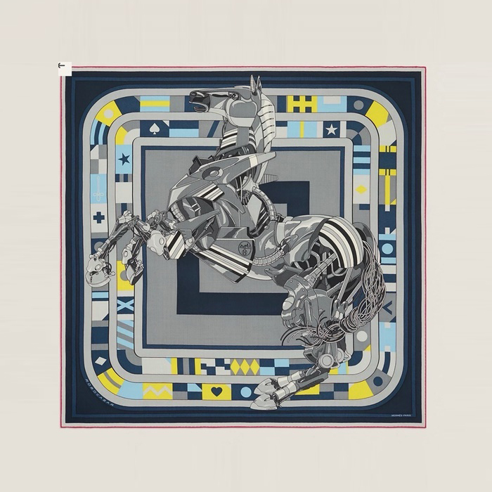 エルメスメンズシルクニットc5403