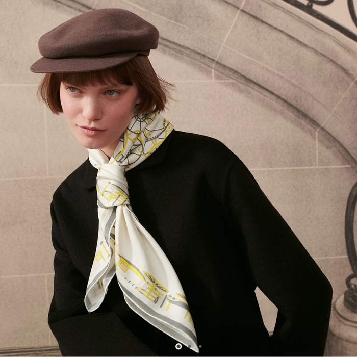 エルメスレディーススクエアニットc5406