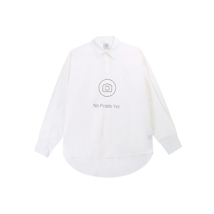 ヴェトモンメンズオーバーサイズシャツc6185