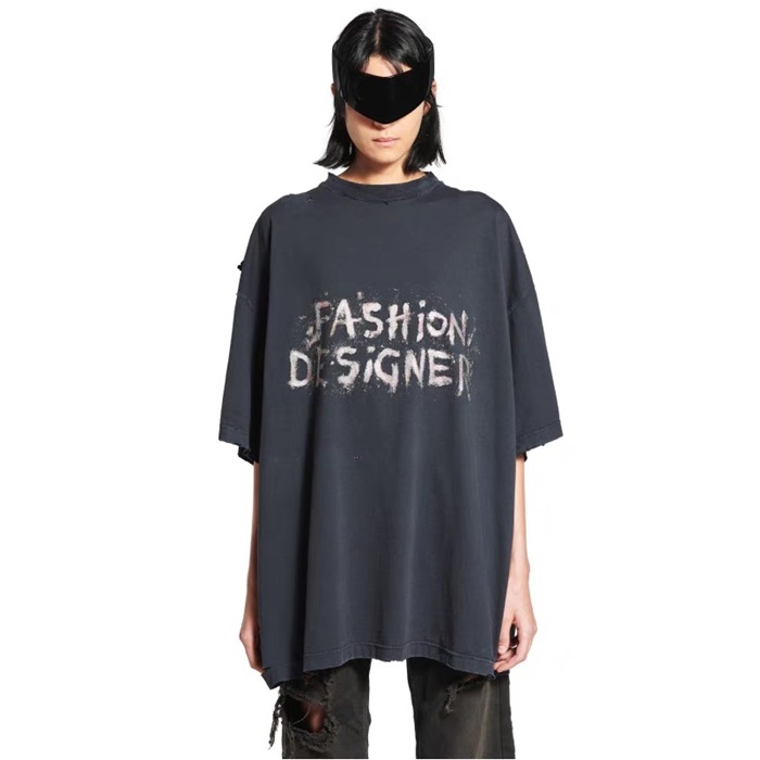 バレンシアガメンズラウンド半袖Tシャツc6187