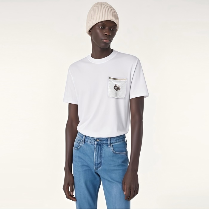 ロロピアーナメンズラウンド半袖Tシャツc6431