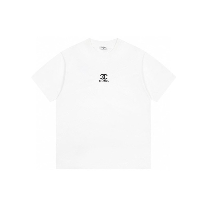 シャネルユニセックスラウンド半袖Tシャツc6501