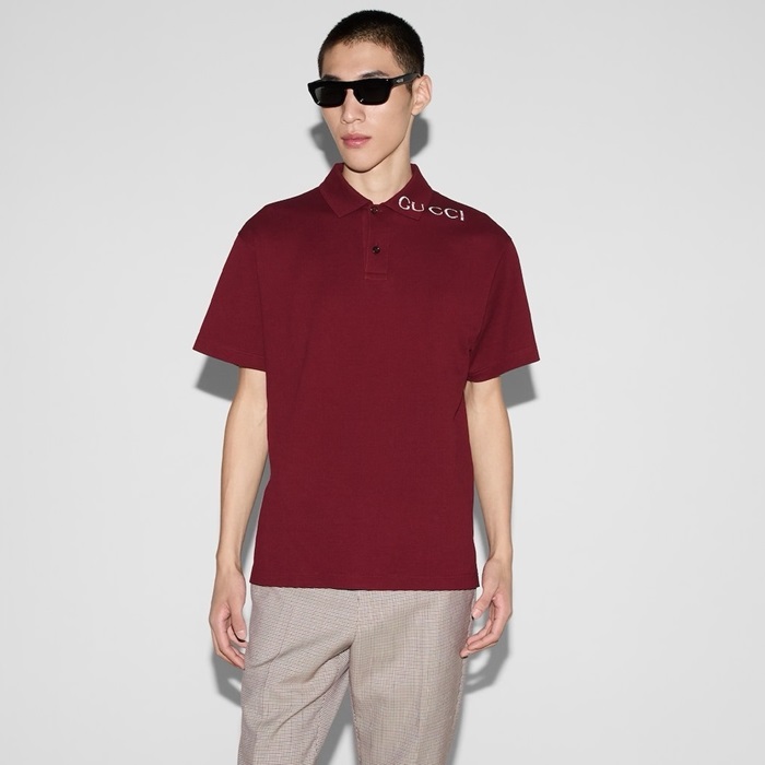 グッチメンズポロ半袖Tシャツc6518