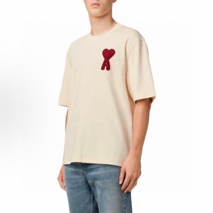 アミメンズラウンド半袖Tシャツc6536