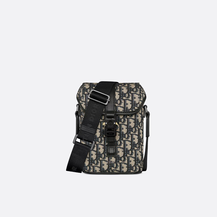 ディオールメンズヒットザロードミニフラップヴァーティカルストラップバッグb5551