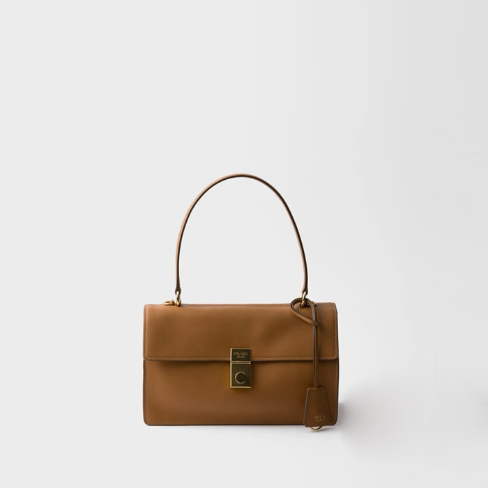 プラダレディースプラダソフトサウンドミディアムレザーショルダーバッグ1N023b5587