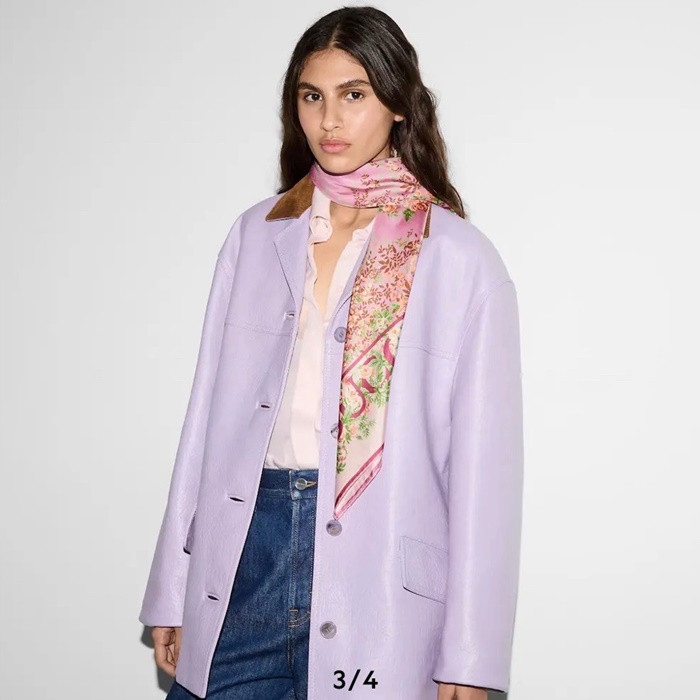 グッチレディースシルクスクエアショールc5445