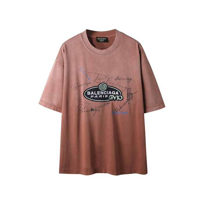 バレンシアガメンズラウンド半袖Tシャツc6583