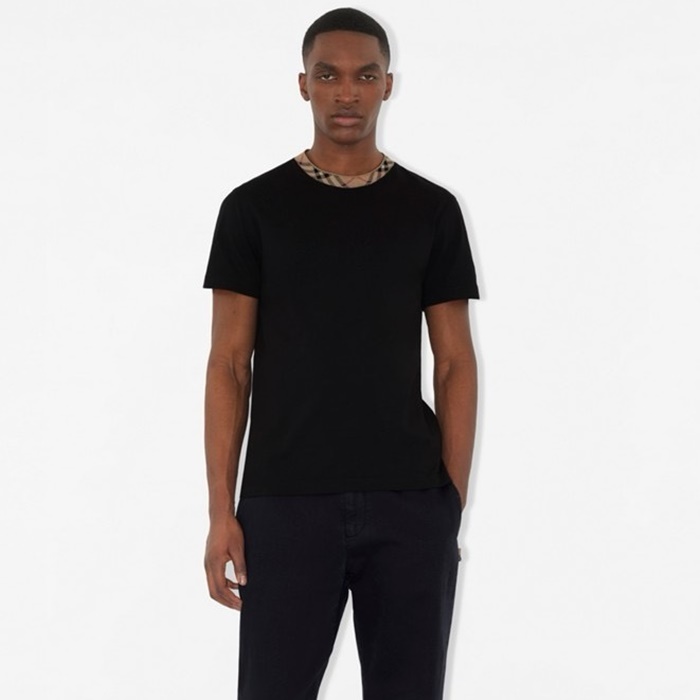 バーバリーメンズラウンド半袖Tシャツc6657