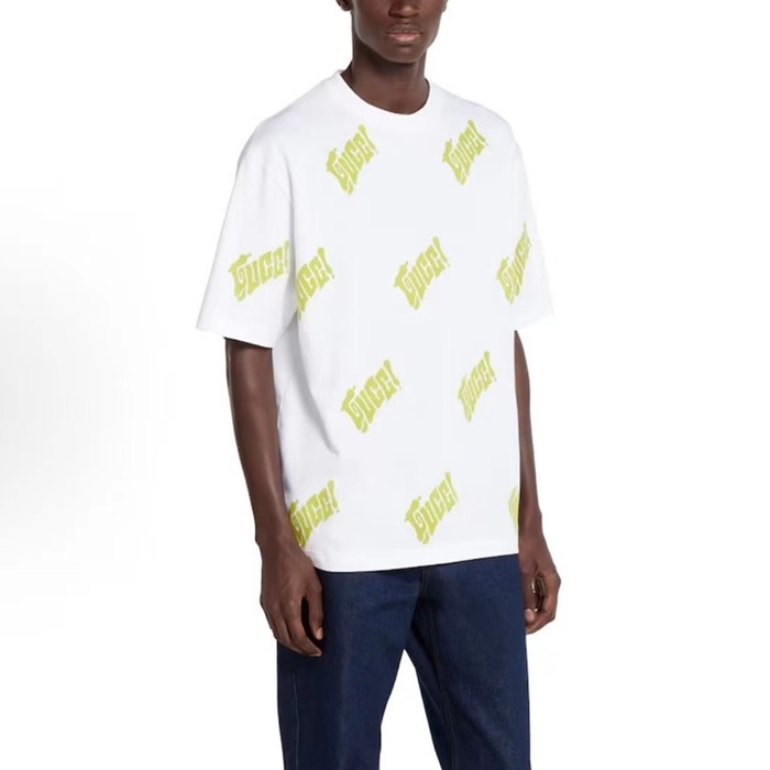 グッチメンズラウンド半袖Tシャツc6673