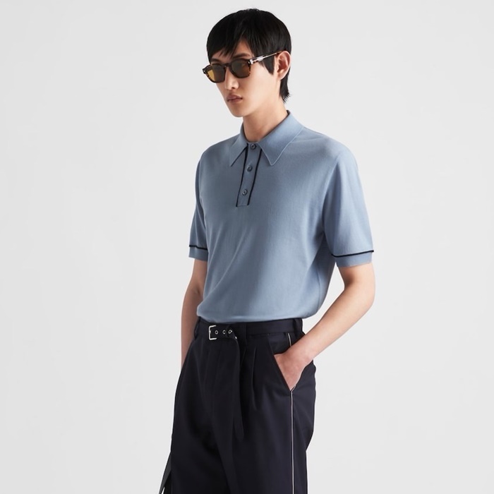 プラダメンズポロ半袖Tシャツc6685