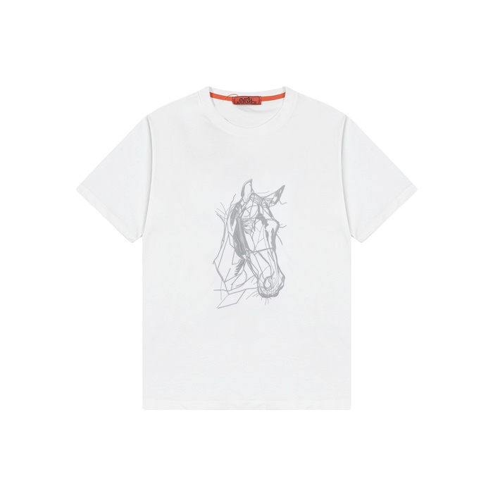 エルメスメンズラウンド半袖Tシャツc6733