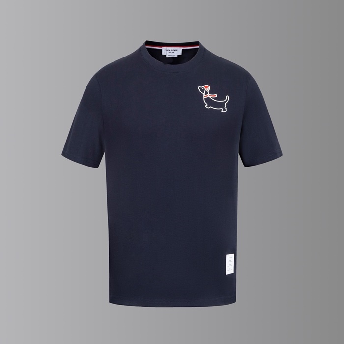 トムブラウンメンズラウンド半袖Tシャツc6757