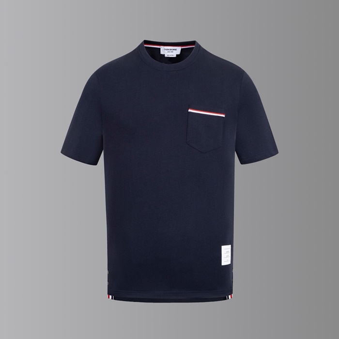トムブラウンメンズラウンド半袖Tシャツc6781