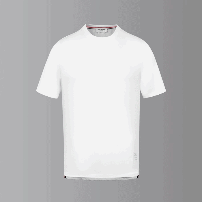 トムブラウンメンズラウンド半袖Tシャツc6785