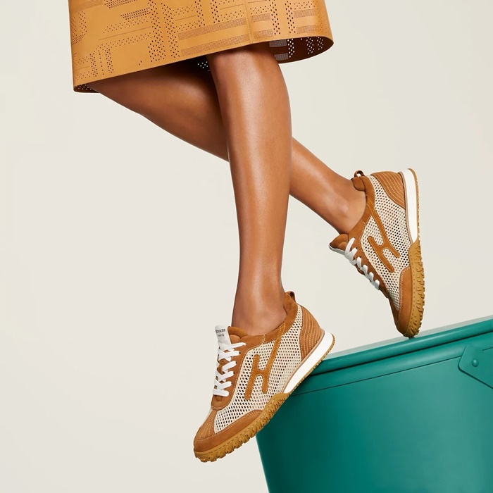 エルメスユニセックスクラシックスニーカーs5744