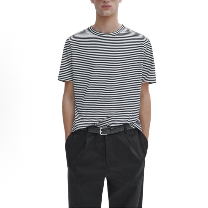 ロロピアーナメンズラウンド半袖Tシャツc6817