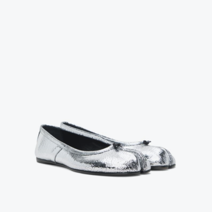 メゾンマルジェラレディースタビバレリーナフラットシューズs5746