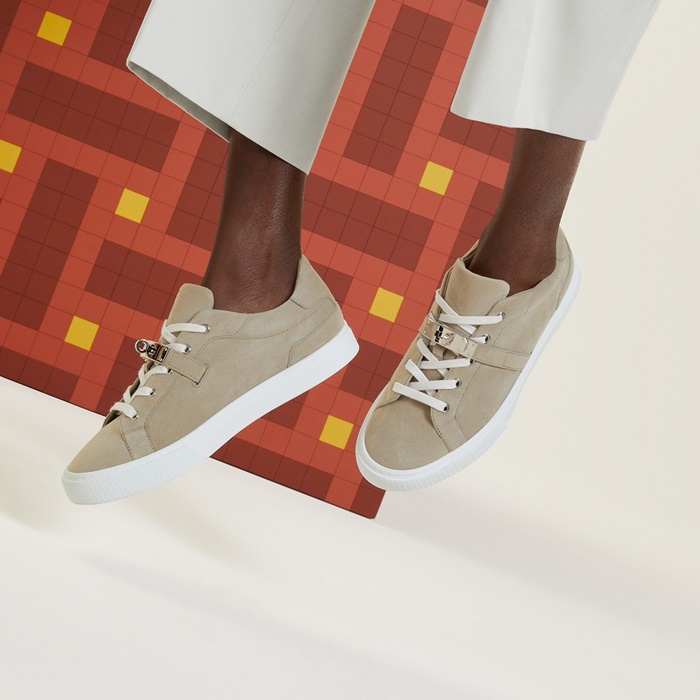 エルメスユニセックスデイスニーカーs5809