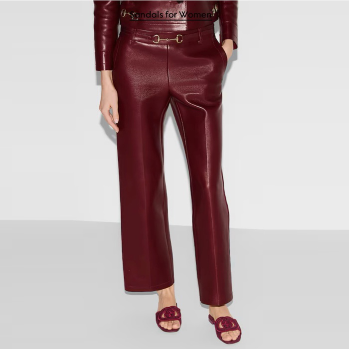 グッチレディースインターロッキングスライドサンダルs5831