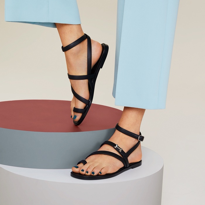 エルメスレディースアルモニーミニバックルサンダルs5845