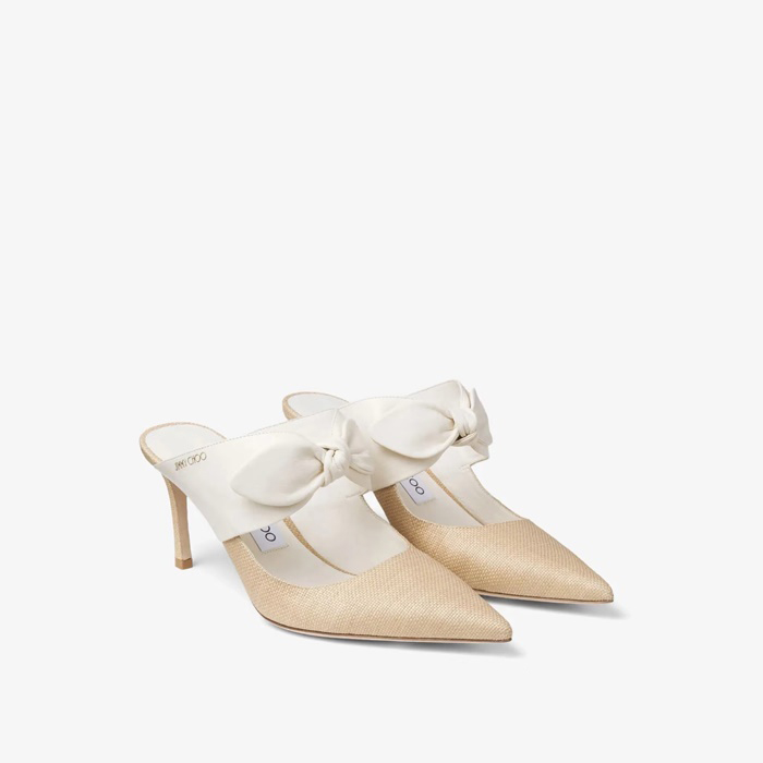 ジミーチュウレディースリボンサンダルs5860