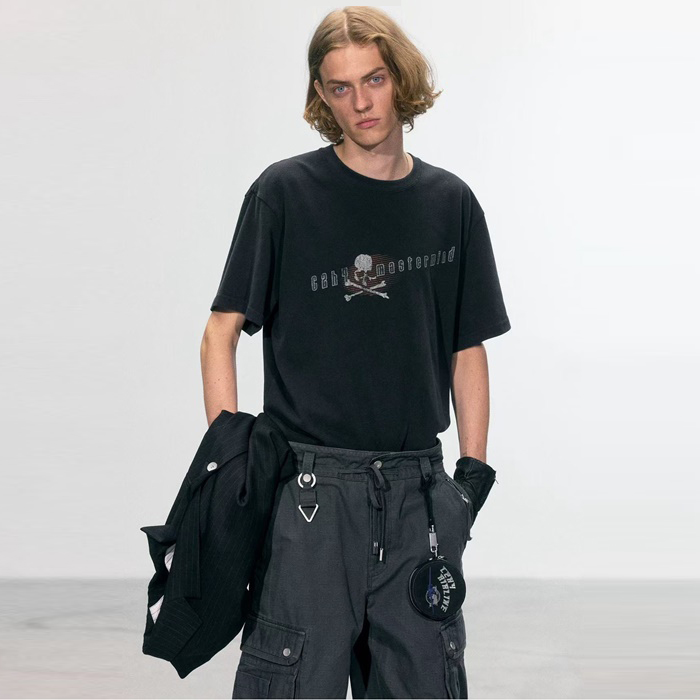 マスターマインドメンズラウンド半袖Tシャツs6837