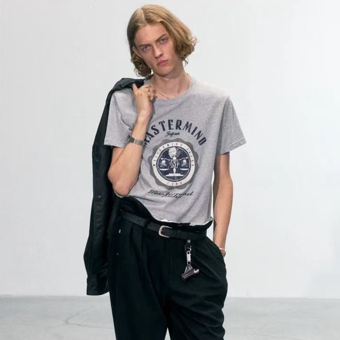 マスターマインドメンズラウンド半袖Tシャツs6839