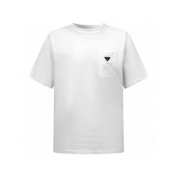 プラダメンズラウンド半袖Tシャツc6863