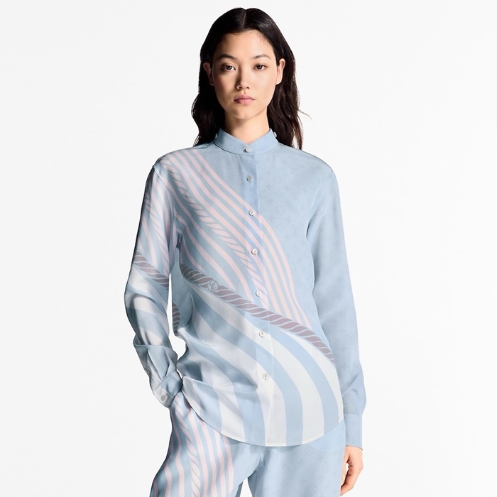 ルイヴィトンレディーストレンディシャツドレスシャツc6893