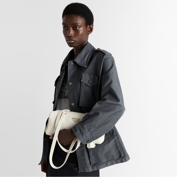 プラダレディースミディアムレザーハンドバッグ1B127ハンドバッグb5714