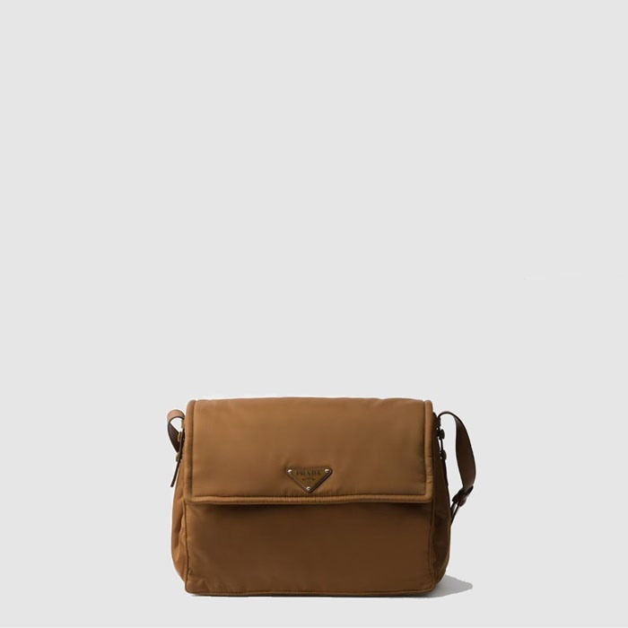 プラダレディースリナイロンラージパディングショルダーバッグ1D256b5722