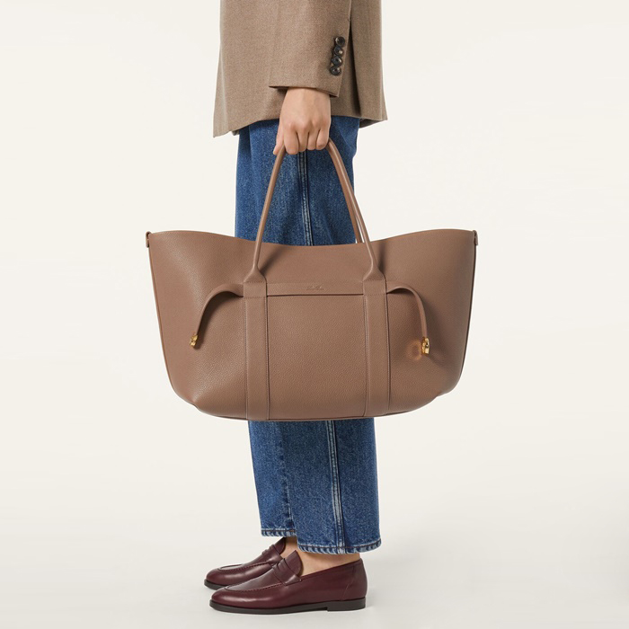 ロロピアーナレディースギエララージショッパーバッグb5740