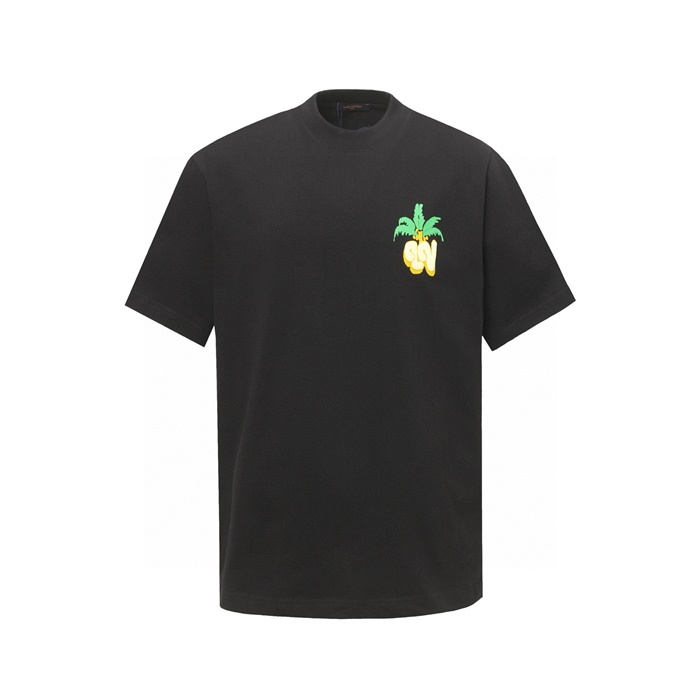 ルイヴィトンメンズラウンド半袖Tシャツc6980