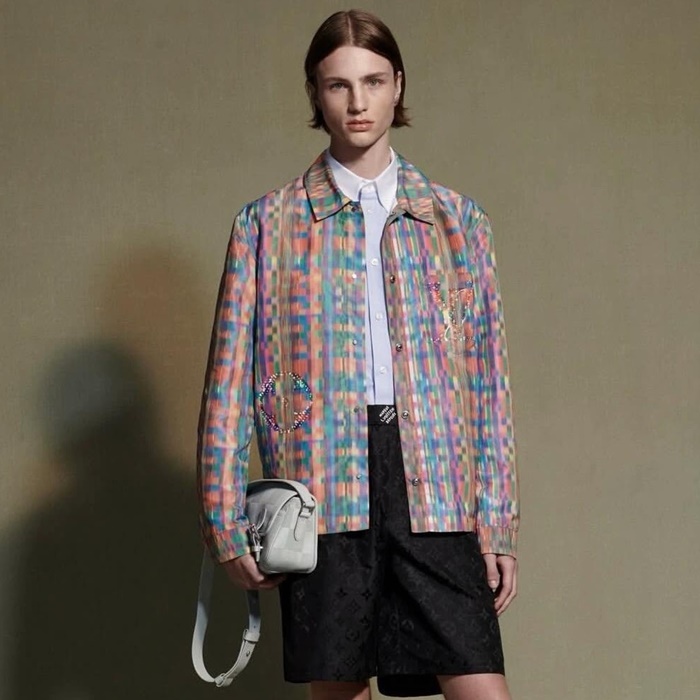 ルイヴィトンメンズチェックシャツc6987