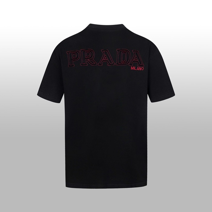 プラダメンズラウンド半袖Tシャツc6994