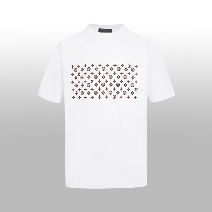 ルイヴィトンメンズラウンド半袖Tシャツc7003