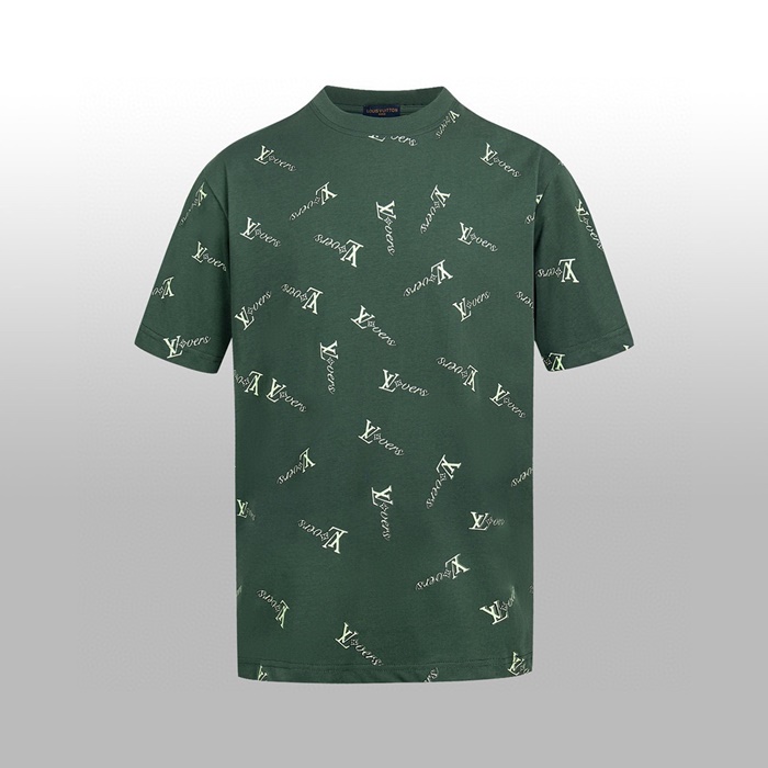 ルイヴィトンメンズラウンド半袖Tシャツc7005