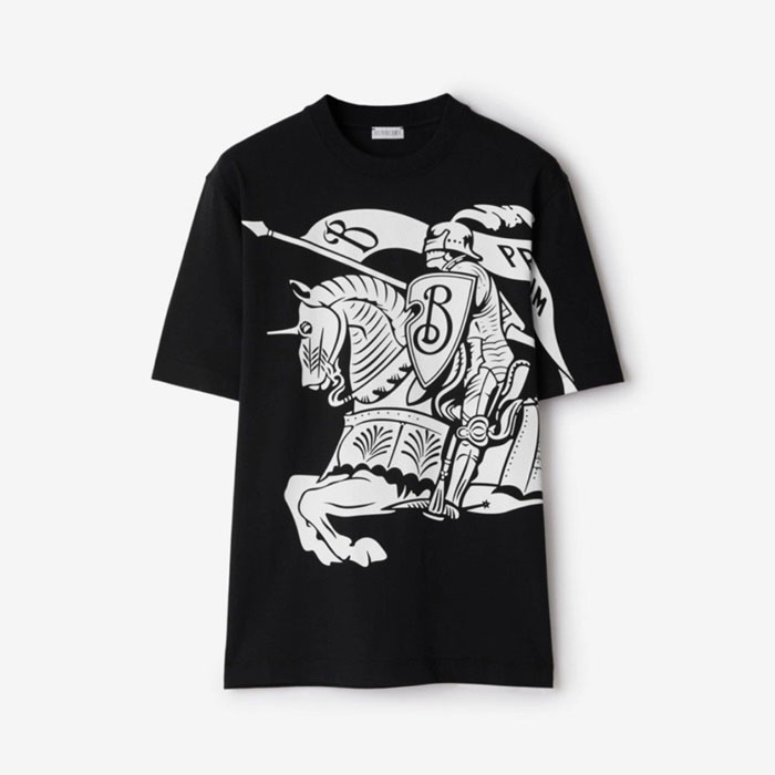 バーバリーメンズラウンド半袖Tシャツc7016