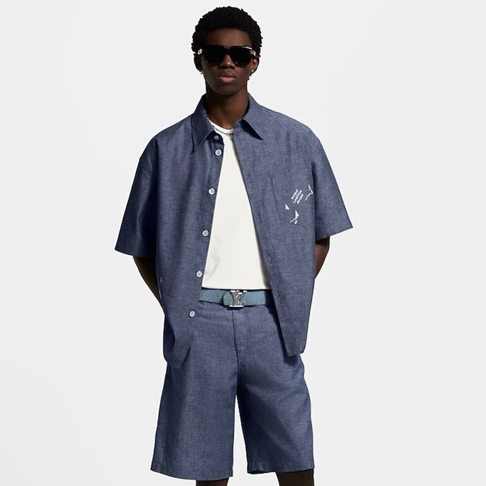 ルイヴィトンメンズ半袖シャツc7041