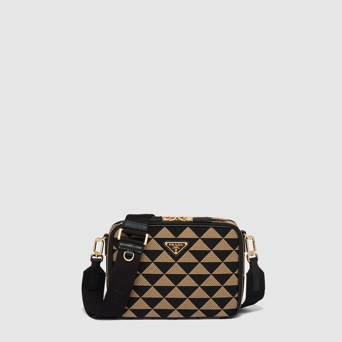 プラダメンズブリック刺繍ファブリックバッグ2H069b5763